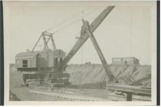 Coal Shovel at Truax-Trayer Coal Mine, est. 1930-1940; SHSND – 00245-00031