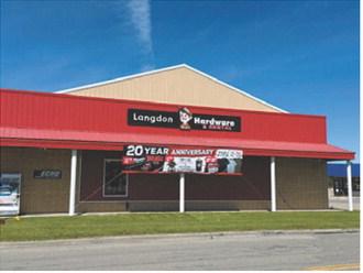 Langdon Hardware &amp; Rental celebrated 20 years of serving the community June 16-20 with special promotions, food fresh off the grill and homemade ice cream. The locally owned business thanked customers for two decades of support during the anniversary celebration. Submitted photo