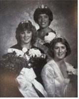 Langdon’s 1979 homecoming queen was Mary Kram, with princesses Lori Roy (now Dettler) and Jane Koehmstedt (now Hart). Photo from Langdon High School’s 1984-85 “Cardinal” yearbook.