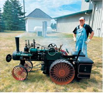 It’s time to get your parade entry ready for the 33rd Annual Pioneer Machinery Show parade on Sunday, Sept 13. John is busy getting the Museum’s miniature Case steamer fired up for the parade. The parade begins at 1:00 p.m. Enter by 11:00 a.m. to be eligible for cash prizes. Show red, white, and blue in the parade as the event celebrates centennial farms, veteran Quilt of Honor recipients, and the 250th of the U.S.A. Photo and information courtesy Pembina County Historical Museum.