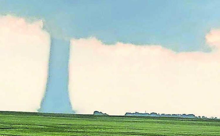 Photo taken three miles west of Calio by Jake Kulland.