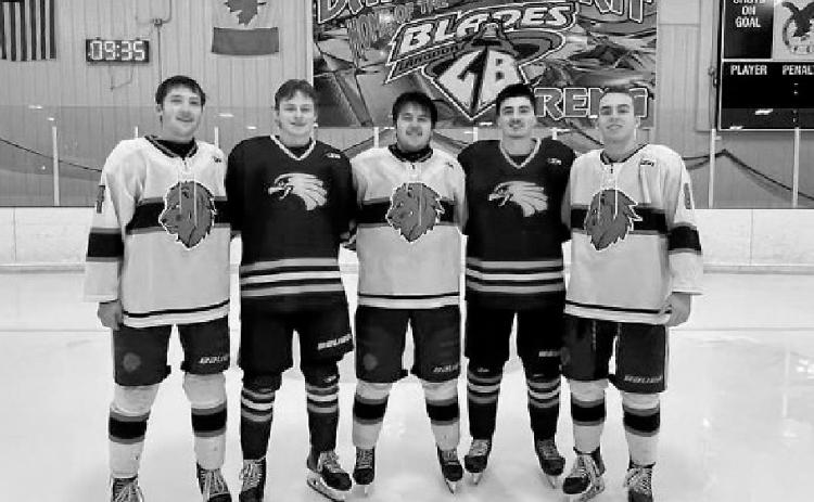 From (L-R) Brody Steinmetz, Rudy Moser, Alex Gellner, Mason Romfo, and Brady Regner.