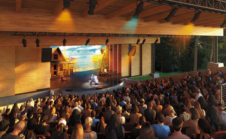 The new theater at Frost Fire Park. Submitted photo.