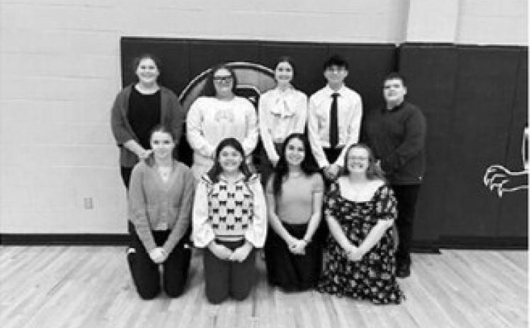 Rosalyn and Bridget Pankratz participated in the Last Chance Meet in Rugby, the final opportunity to qualify for state before regionals. Rosalyn Pankratz placed fourth in storytelling. Bridget Pankratz has already qualified for state in humorous interpretation, storytelling and extemporaneous programmed reading. Submitted photo. Regionals are April 11, with state set for April 25.