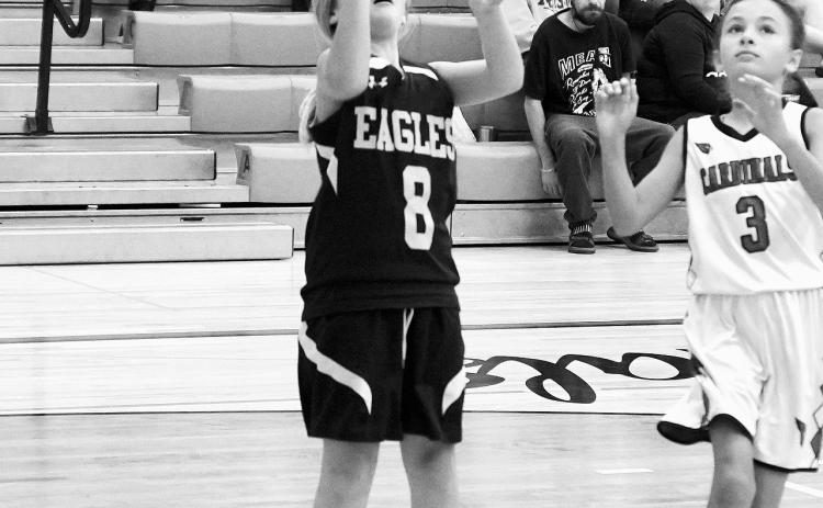 Cards and Eagles 5th and 6th grade girls basketball dual