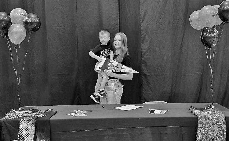 Marlie with her nephew, Lucas. Submitted photo.