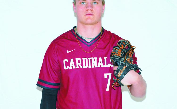 Congratulations to Theo Romfo of the Langdon-Munich high school baseball team for getting first team honors to the 2025 Class B High School Baseball Team from the North Dakota High School Coaches Association. This season, Romfo batted .517, had eight home runs, 17 extra base hits and 29 runs batted in. Way to go Theo! Photo by Larry Stokke.