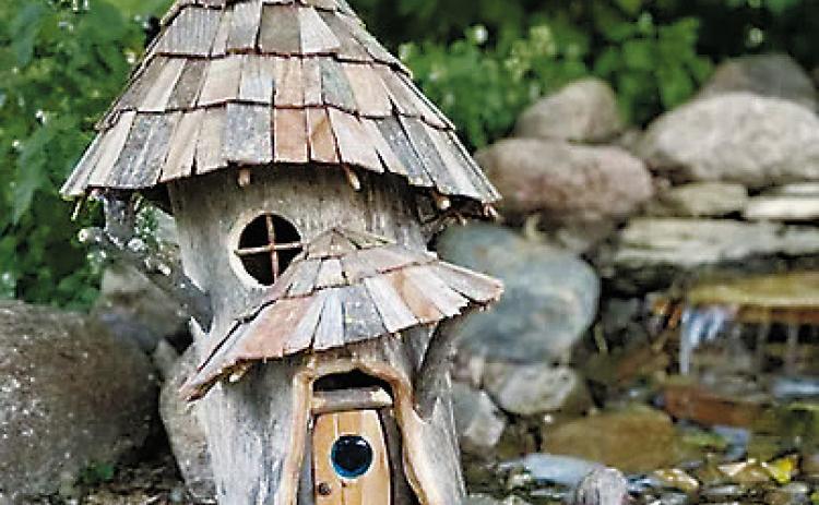 One of the ‘folk homes’ created by Kim Eslinger. Submitted photo.