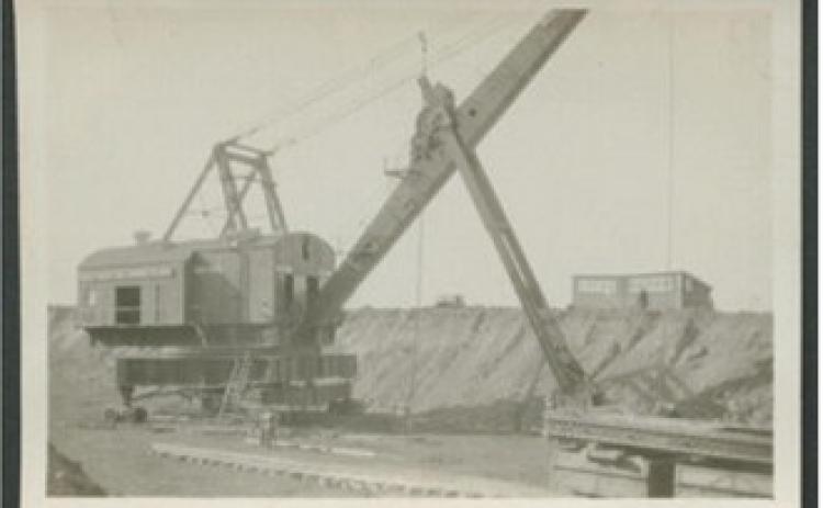 Coal Shovel at Truax-Trayer Coal Mine, est. 1930-1940; SHSND – 00245-00031