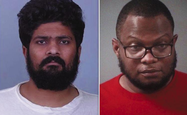 Harshkumar Ramanlal Patel (left) and Steve Anthony Shand (right). Photo Courtesy - U.S. Immigration and Customs Enforcement.