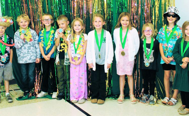 Photographed (L-R) Everrett Kemp, Rhett Nelson, Silas Norrell, Calvin Latozke, Hope Vaughn, Maggie Vaughn, Jade Ramsey, Kiara Norrell, Elena Stegman, and Lucille Midkiff.