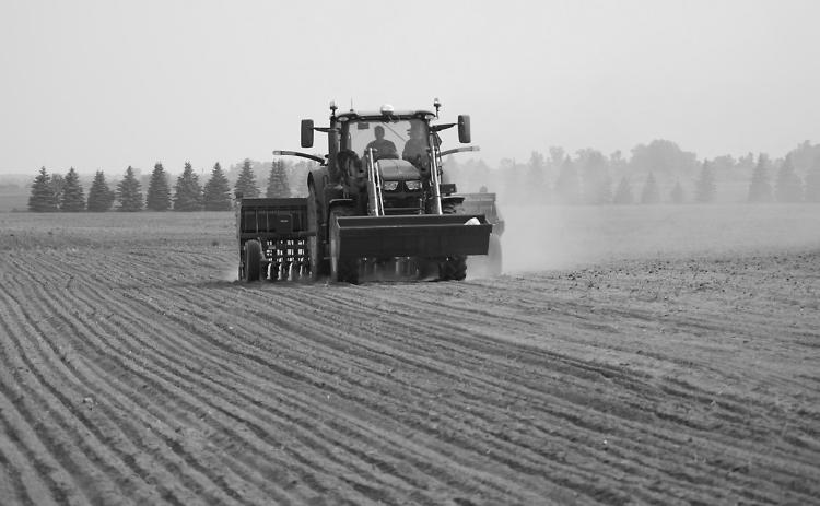 A crew from the Walsh County conservation district plants pasture grass and cover crops in June, 2023. Photo provided by Josh Anderson, Walsh County district conservation manager.