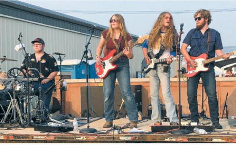Auto Drive performs at Rendezvous Region Music Fest in Langdon in 2025. Photo courtesy of Auto Drive