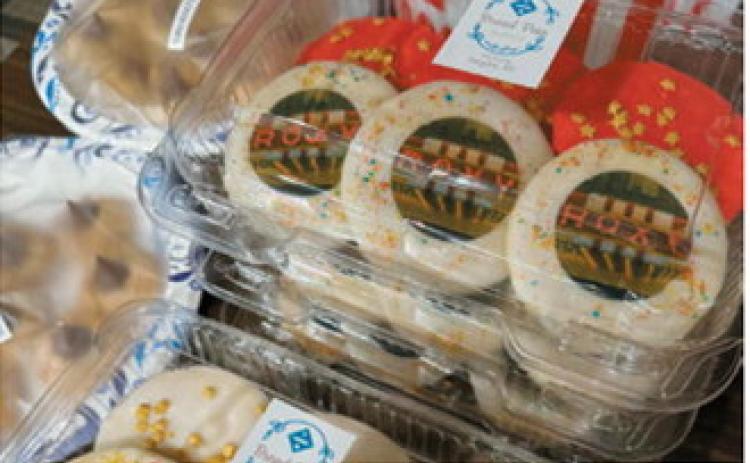 The bake sale portion of the fundraiser had many sweet treats that were donated and sold to raise money for the Roxy Theater. Photo by Amber Benoit.