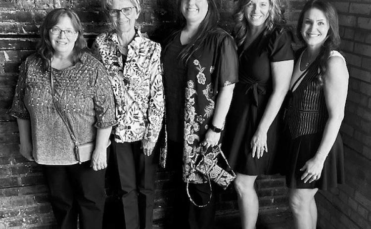 From (L-R) Terri, Jeannie, Heather, Deb, and Sara from Pembilier Nursing Center.