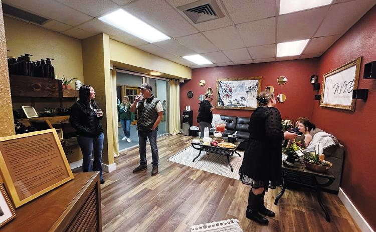 A grand opening was hosted for Langdon’s newest business, NV2B, on Sept. 20