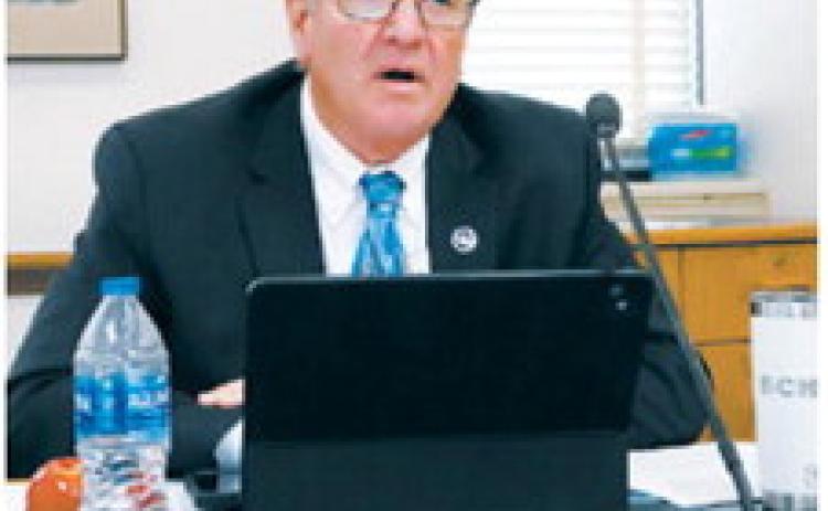 Rep. Todd Porter, R-Mandan, speaks during a meeting of the Emergency Response Services Committee on Feb. 25. Photo by Michael Achterling/North Dakota Monitor