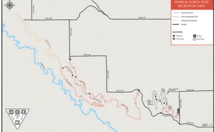 Pembina Gorge State Recreation Area promotes year-round recreation with snowshoeing