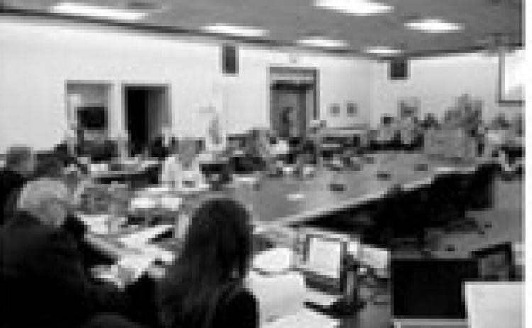 Members of Legislative Management meet Aug. 17 to hear proposals for the upcoming special legislative session. Photo by Michael Achterling/North Dakota Monitor