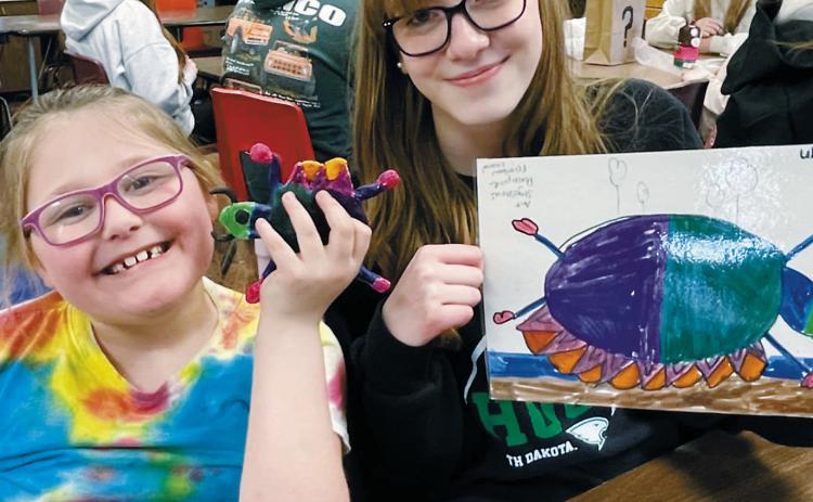 Evva-lyn Macdonald and Daisy Kuhn.