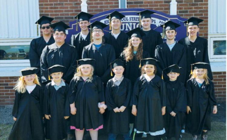 The Munich Class of 2026 and the Class of 2038 gather together for a special photo celebrating past memories and future milestones during graduation festivities. Submitted photo