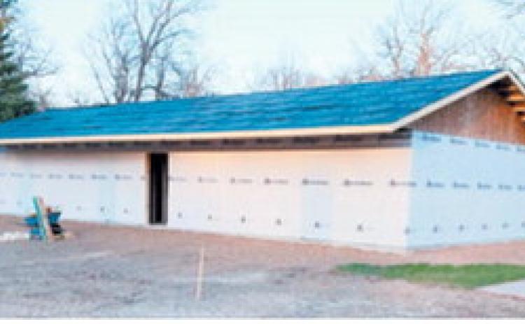 Horgan Construction began work last week on the new bathhouse at the Walhalla Swimming Pool. Submitted photo