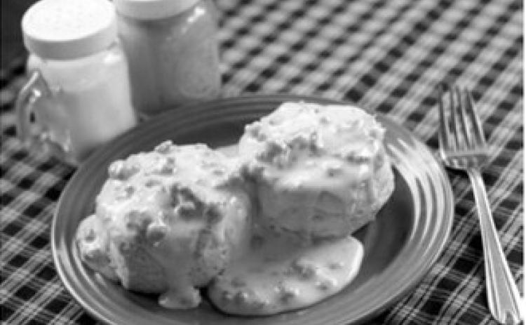 Even regional favorites, such as biscuits and gravy, can often be modified to fit dietary needs. (Pixabay photo)