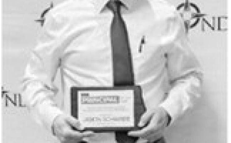 Jason Schwabe, former principal in Langdon, receives honor