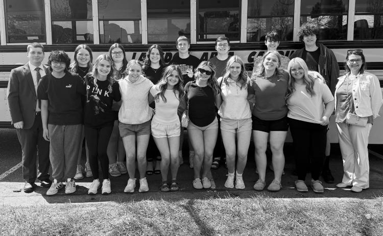 Back row L-R: Instructor Lane Lindseth, Kiera Lien, Matilda Lawson, Madelyn Crump, Levi Swanson, Brayden Harris, Oliver Lill, Jonathan Lill. Front row L-R: Kamrin Hicks, Mya Johnson, Nora Lorenz, Ruby Davis, Raeleigh Ratzlaff, Emma Hetler, Claire Mehlhoff, Haven Radway, Instructor Kim Hart. Submitted photo