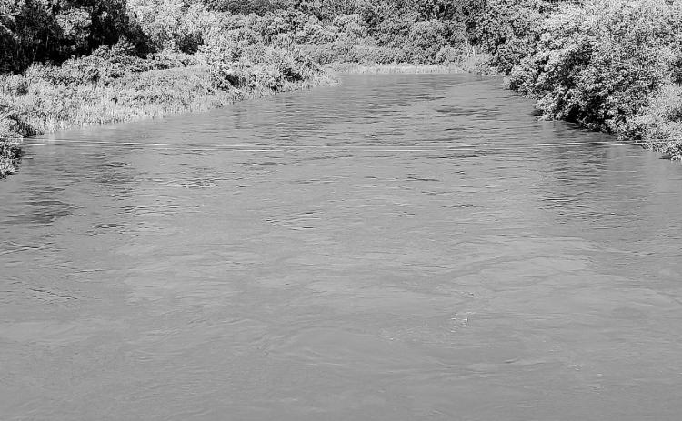 Recent rainfall across the Pembina River watershed caused the river at Walhalla to rise approximately 6 feet overnight, June 30. According to the U.S. Geological Survey gauge, the river climbed from about 2.65 feet on June 25 to nearly 9 feet on June 30. Walhalla has received 6.70 inches of precipitation since June 1, according to local reports. Photo courtesy of Steve Lorenz
