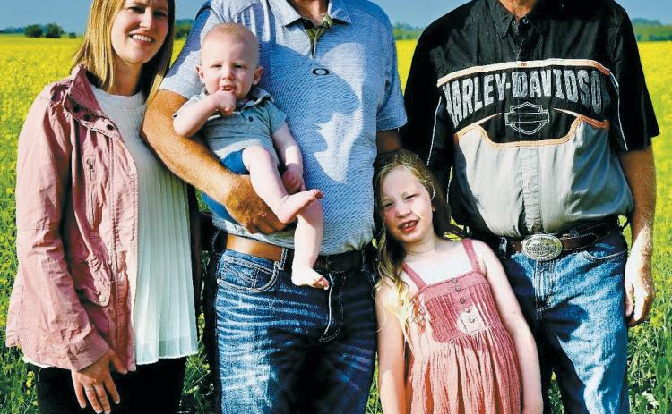 The Hursman family (L-R): Megan, Ty, Devin, Bailey, and Doug.