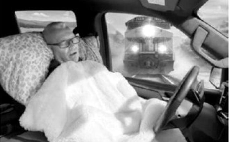 Bob asleep at the wheel. (AI generated photo)