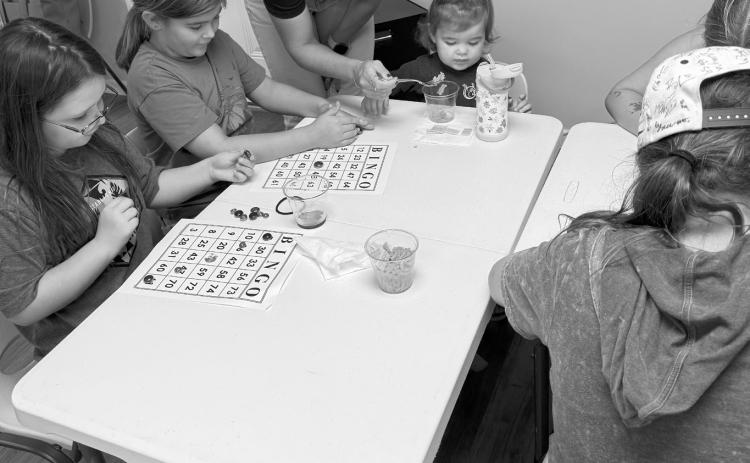 Snacks followed bingo and Story Hour at Walhalla Public Library.