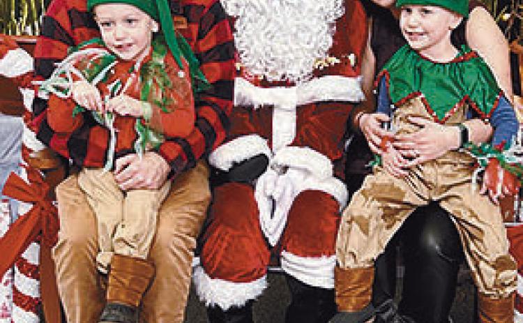 Santa at the International Peace Garden