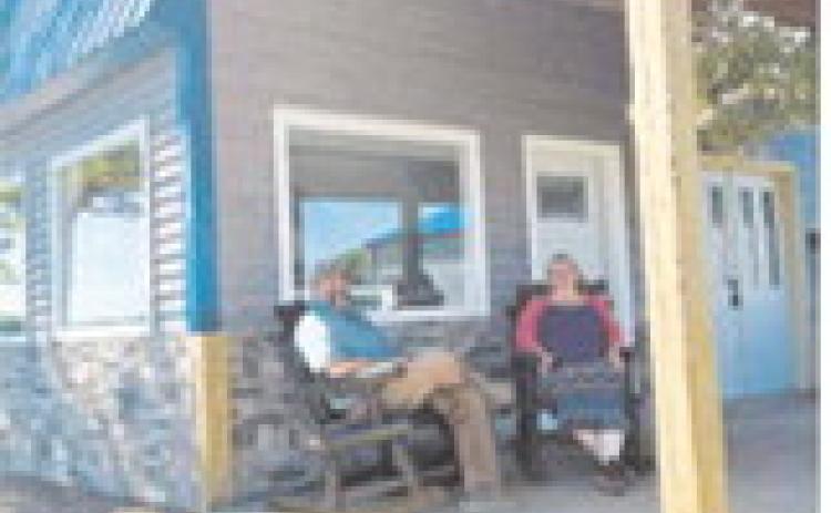Travis and Autumn Bennett, owners of Smoke Wagon Meats in Walhalla, are pictured outside their business. The former educators opened the shop in 2024, bringing decades of butchering experience to serve customers across the region. Submitted photo