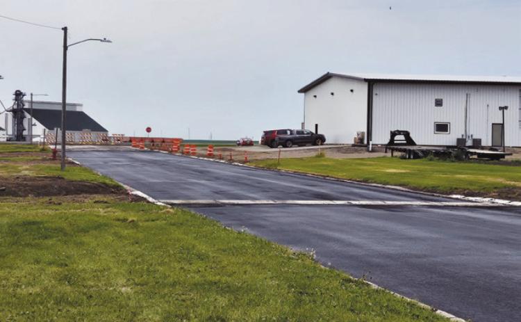 Photo by Nick Vorlage of a recently completed section of road.