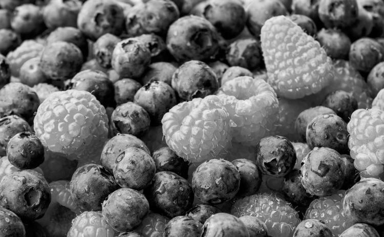 Raspberries and blueberries get their vibrant color from anthocyanin pigments, which may provide heart health benefits and reduce cancer risk. (Pixabay photo)