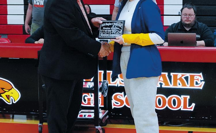 Congratulations to Madi Samuelson, who is a senior at Rolla High School and lives in rural Sarles. Madi was named Region 4 Senior Athlete of the Year, and her North Prairie Cougars team took third place at the regional tournament. She went over 1,000 career kills this season and will be attending Lake Region State College, where she will be playing volleyball for the Royals college volleyball team. She is the daughter of Jesse and Nicole Samuelson of Sarles. Way to go, Madi! Photo by Larry Stokke.
