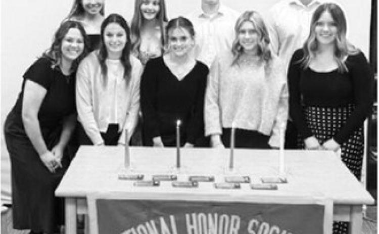 Back row from left: Aubrey Badding, Sophie Nuelle, Levi Swanson, Landon Schneider. Front row from left: Madilyn Crump, Erika Bakke, Ruby Davis, Emma Hetler, Kiera Lien. Submitted photo