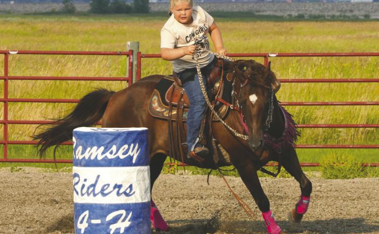 Local ladies compete at Devils Lake Barrel Race