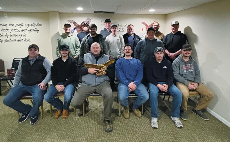 New members inducted into Fraternal Order of the Eagles