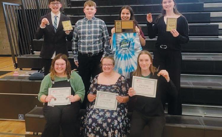 The Rolette Speech Team landed in fourth place at the State B Tournament and Bridget Pankratz of Munich School was named state champion in the Humorous Interpretation category.