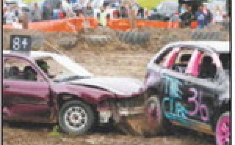 Walhalla Demolition Derby 2026. Photo by Larry Stokke