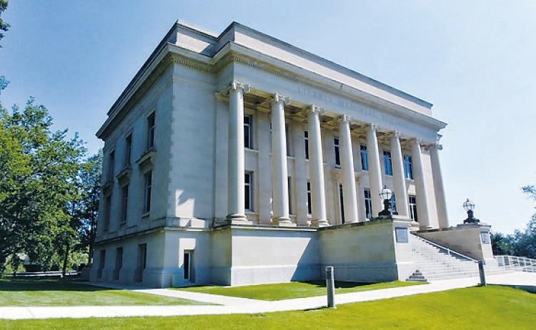 The Liberty Memorial Building on the capitol grounds in Bismarck has housed the State Library in two separate periods of its existence. First, from 1924-1970, and then from 1982 onward after the building underwent renovations. Submitted photo.