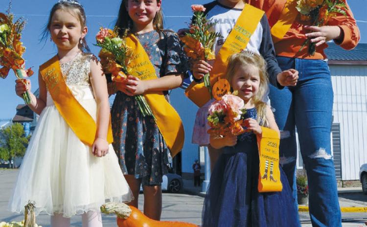 Photo of last year’s Pumpkinfest Pageant winners by Melanie Thornberg.