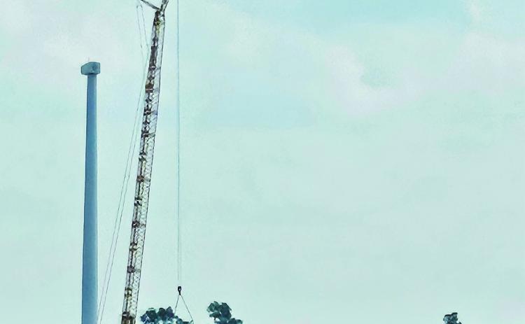 Windtower repairs underway