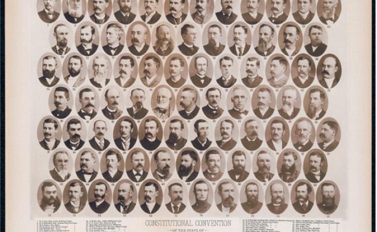 The delegates to the Constitutional Convention. Credit: SHSND