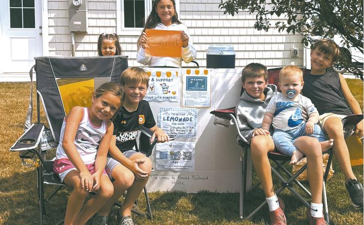 Lemonade stand serves up support