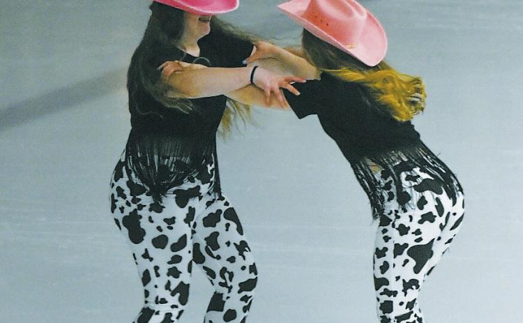 Gliding to country tunes: Langdon skaters showcase their skills
