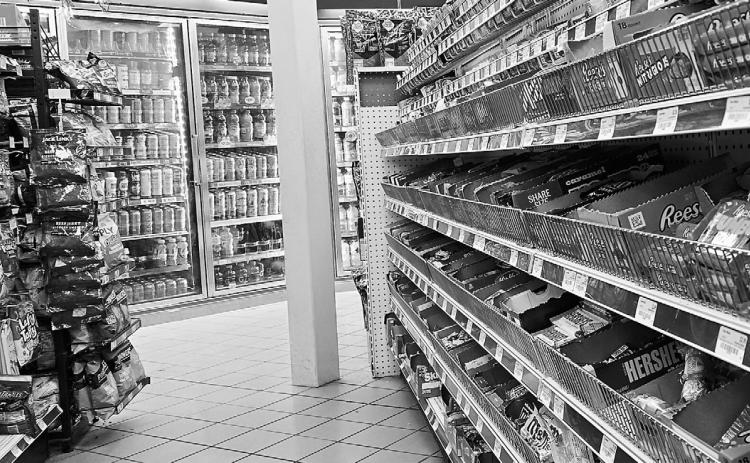 Candy and sugary drinks are displayed at a gas station in Bismarck on Oct. 14, 2025. (Photo by Michael Achterling/North Dakota Monitor)